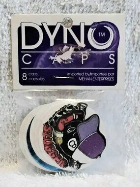 2/$20 Sealed Vintage Early 1990's Dyno Caps Pack of 8 New Pogs!!